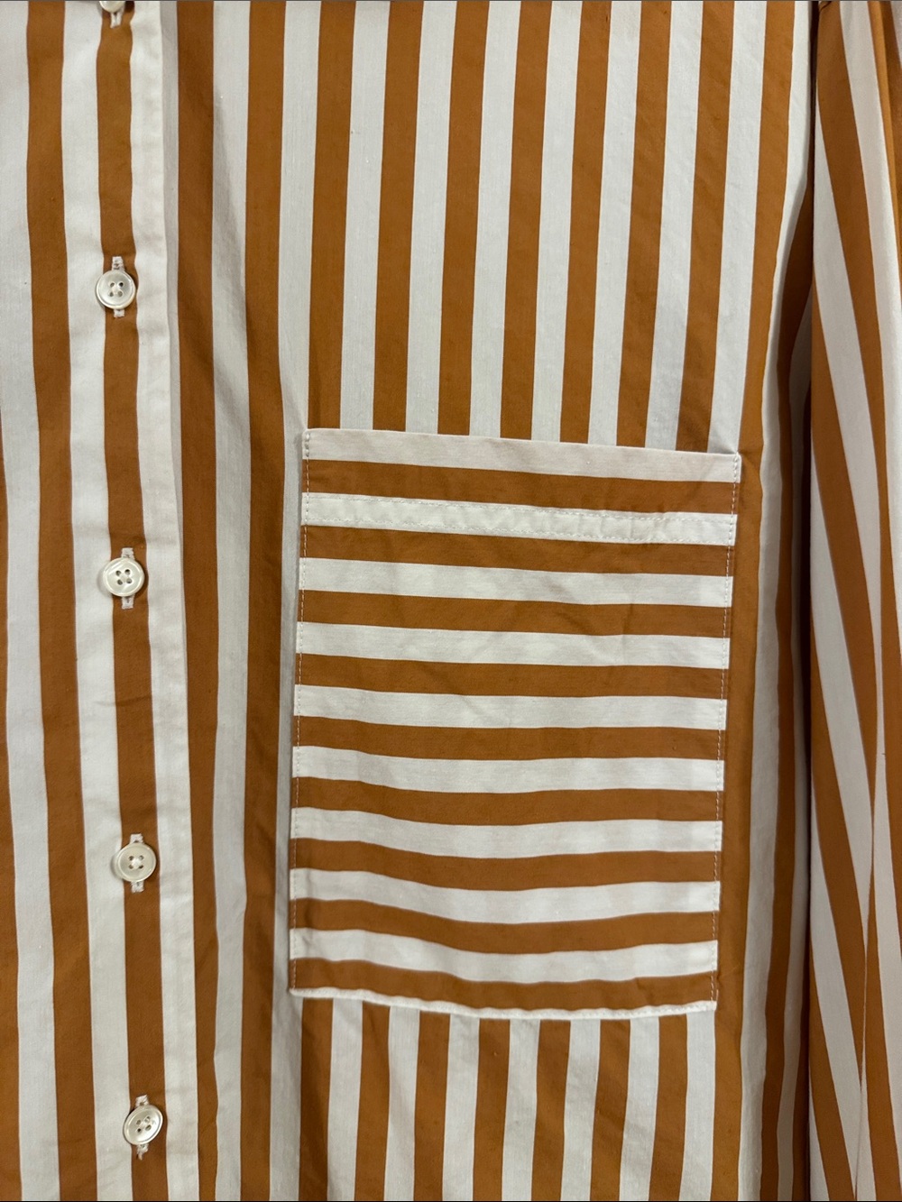 AYR The Deep End Button Down Oversized Shirt in Aperitif Women’s Size XL - Picture 5 of 11
